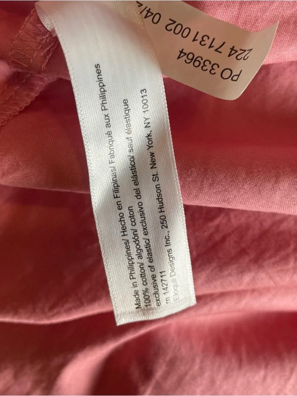 Women’s Pink Summer Casual Midi Dress V-Neck Smocked Beach Vacation Style Sz 18